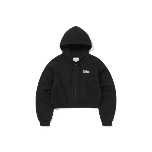 Thisisneverthat FW25 OL Логотип W ZIP UP Толстовка Черный Свитшот Женские