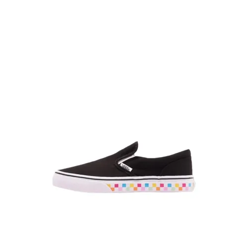 Vans CLASSIC Slip-On Low Top Детские Скейтбординги Черный Детский