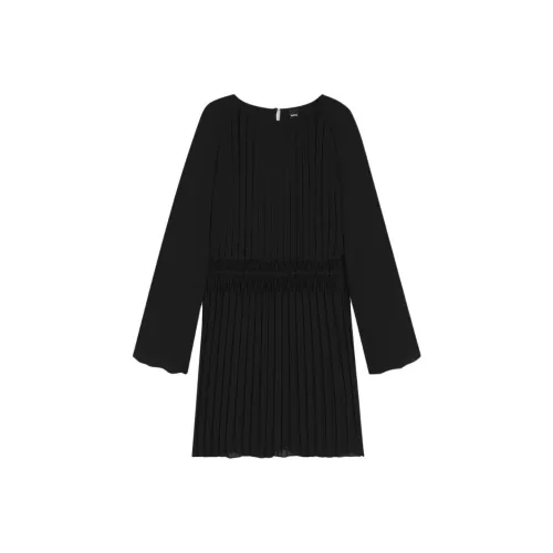 Hugo Boss Длинное платье с длинными рукавами женское