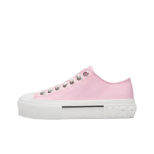 Burberry Низкий Топ Стильный Скейтбординг Женские Розовый Белый