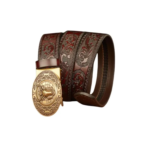 Devanro Ремни из коровьей кожи Мужской 3,5 см