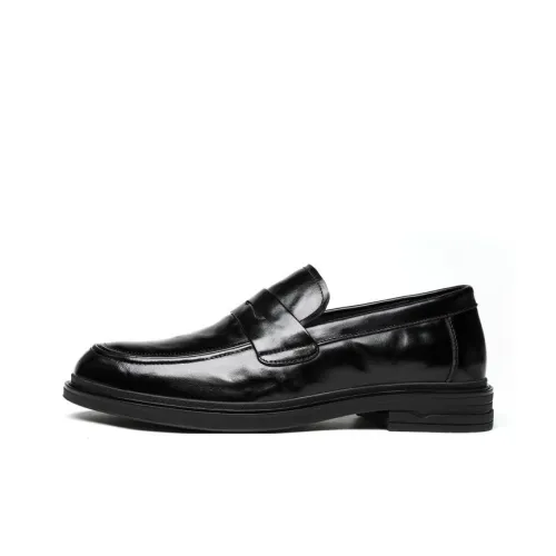 FAPAI Лоферы Черные Slip-On Мужские