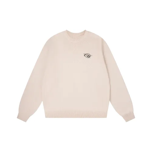 Couple Hunnid С принтом круглый вырез свитер унисекс