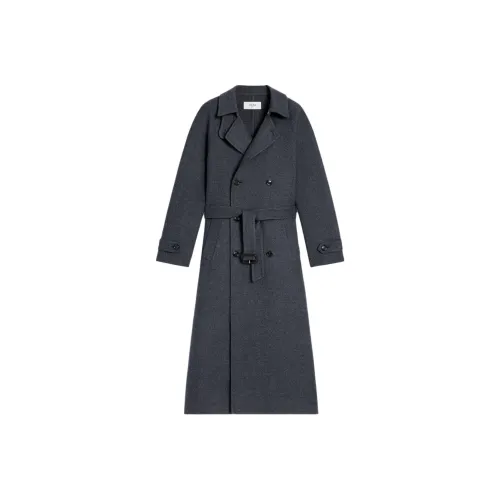 Celine Антрацитовый Смешанный Цвет Женское Пальто