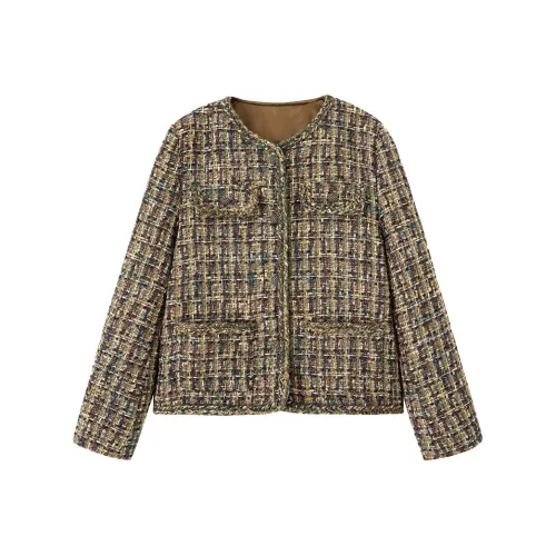 Mapping Оливково-зеленый Женское короткое пальто