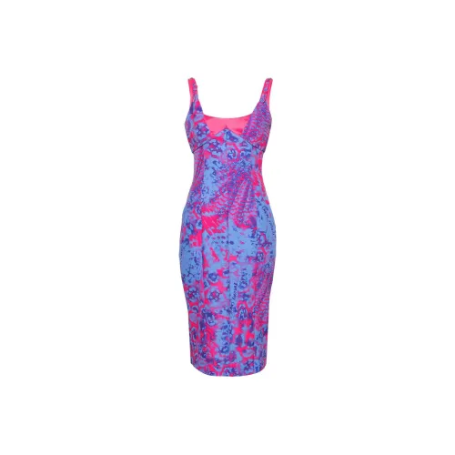 VERSACE JEANS Slip Платье Женское Фиолетовое