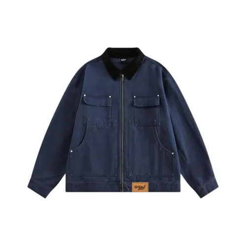 UPWARD LAB Blue Unisex Jackets UPWARD LAB Синий Унисекс Куртки