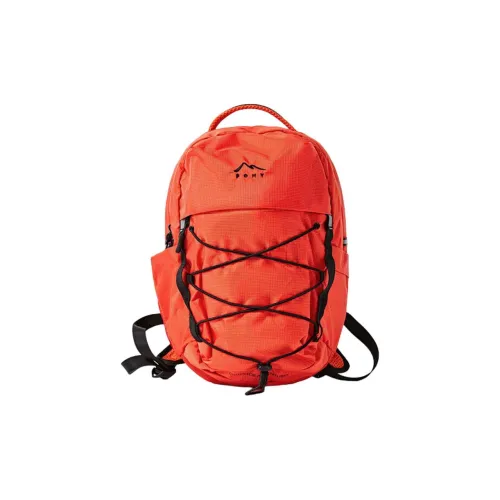 PONY Nylon Backpack Unisex Orange
