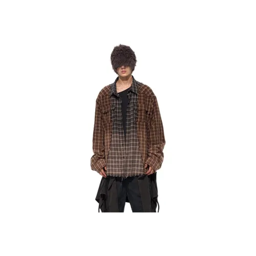 D 5 OVE Коричневый Унисекс Рубашки