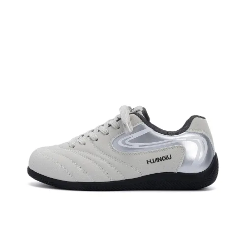 HUANQIU Женская обувь Нишевый Скрытый каблук Беговые кроссовки Легкий Верх Низкие кеды для скейтбординга Женские Серый