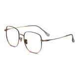 Золотая темно-серая оправа