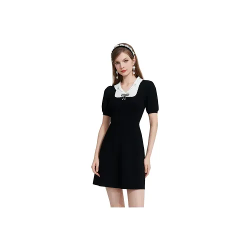AIVEI Короткое платье с короткими рукавами женское