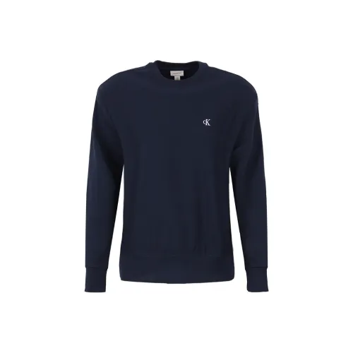 Calvin Klein Темно-синий Синий Мужской Свитшот