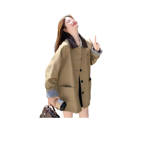 BONAS Хаки Женское Пальто