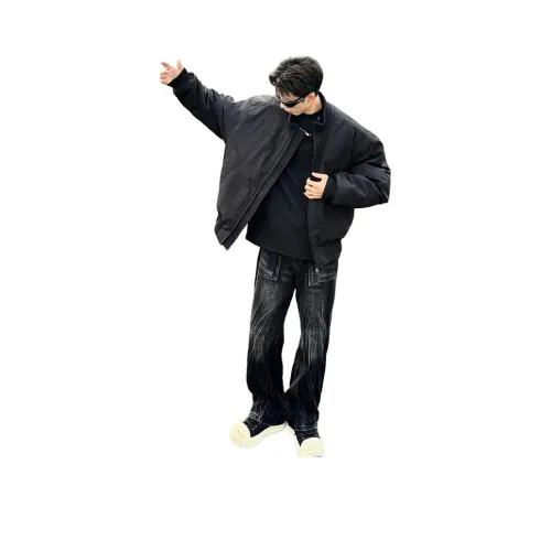 BEAR UNION Черный Серый Унисекс Джинсы