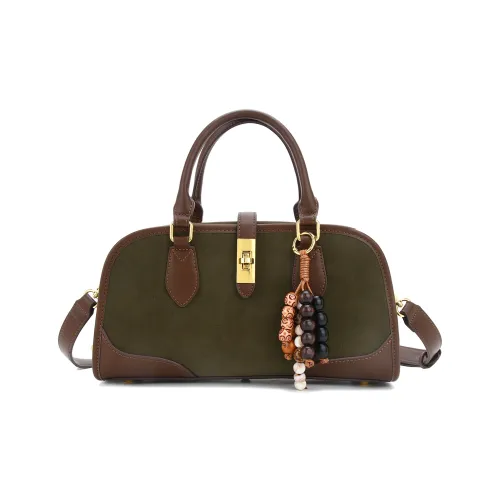 BUHOWE ПУ (полиуретан) Сумка Стандартная Женская Матовый Зеленый