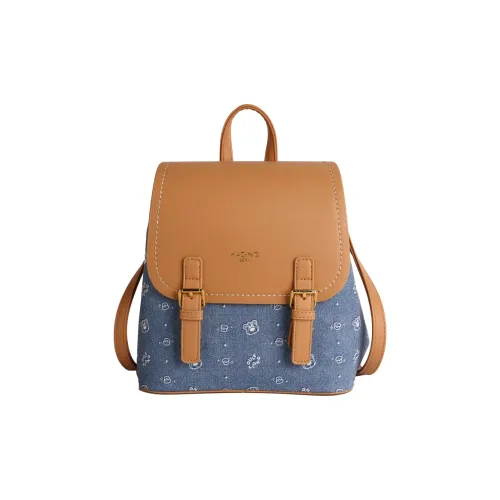 HCXK ПУ (полиуретан) Рюкзак Стандартный Женский Синий Розовый