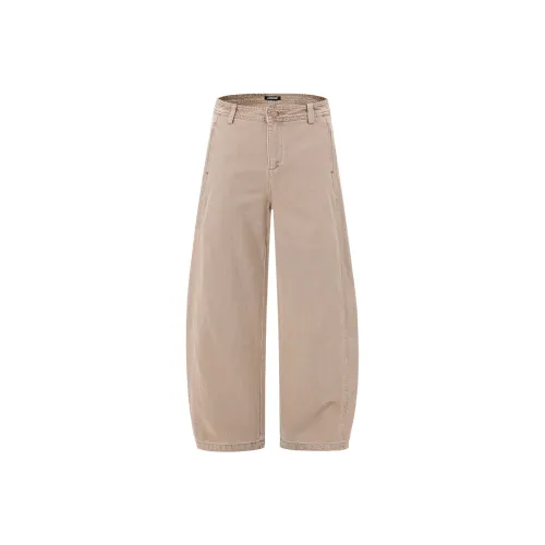 URS GGON Розовый Хаки Унисекс Джинсы