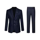 Темно-синий (в комплекте с съемной брошью)