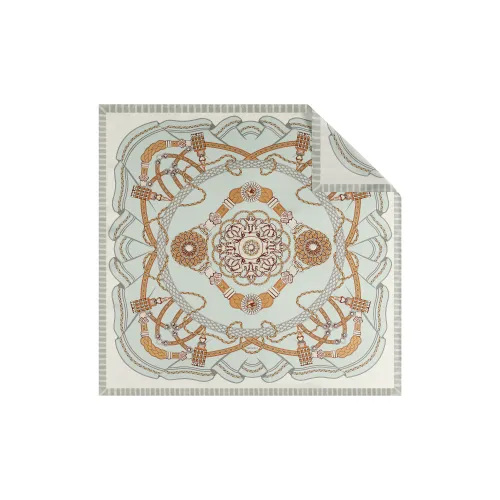 WENSLI 100% шелк из тутового шелкопряда Шарф Шаль Большой платок Time And Космос Изображения Женские