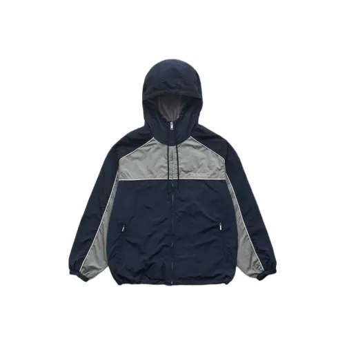 The Barnnet FW25 Eight Молоко Tovi Wind Комплект Up Куртка_Темно-синий Синий Куртки Пальто Унисекс