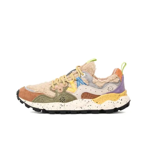 FLOWER MOUNTAIN Off Белый Женский Низкий Топ Повседневная Обувь Женская Светлый Умбра