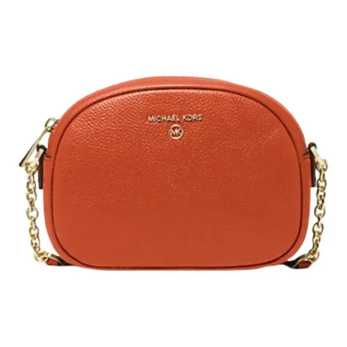 MICHAEL KORS Jet Set Charm Галечная кожа Сумка через плечо Маленькая Женская Апельсин