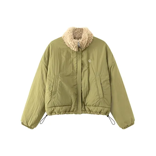 CHUU Кофе Женские Бархатные Куртки