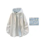 Фотиния Серый Синий Клетка