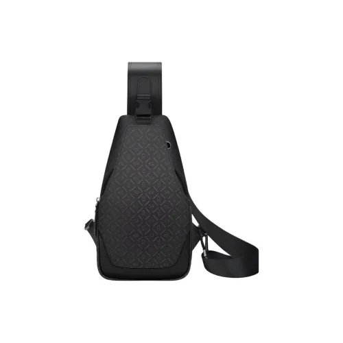 PLAYBOY Collaboration PVC Одно плечо Сумка через плечо Sling Сумка Средний Унисекс Черный