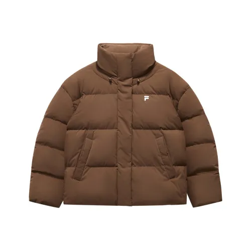 FILA FUSION Пуховик Женские Бабочка Noodles Коричневый