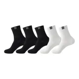 [5 пар] Черный 3 + Белый 2