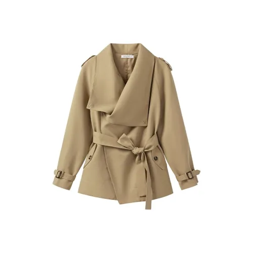 MISTVB Хаки Женская Тренч