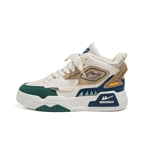 Warrior Теплоизоляционное покрытие увеличивающее высоту устойчивое к истиранию высокие кроссовки для скейтбординга мужские бежевый хаки зеленый