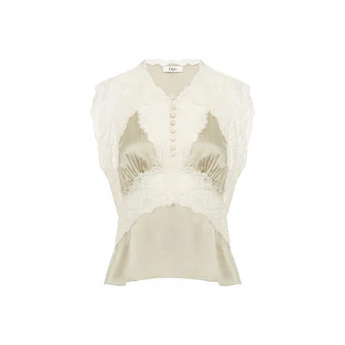 Chloé Зеленые Женские Майки