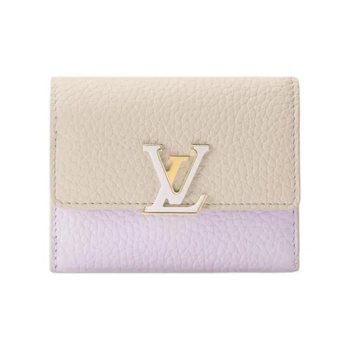 LOUIS VUITTON Taurillon Кожа Кошелек Мини Женский Кварц Розовый