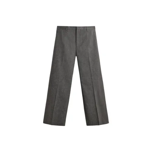 ZARA Мужские брюки коричневого цвета для костюма