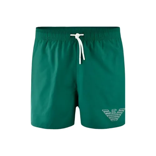 EMPORIO ARMANI Пляжные шорты Мужские Зеленые