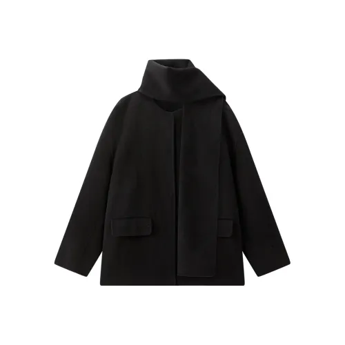 PEACEBIRD Черное Женское Пальто