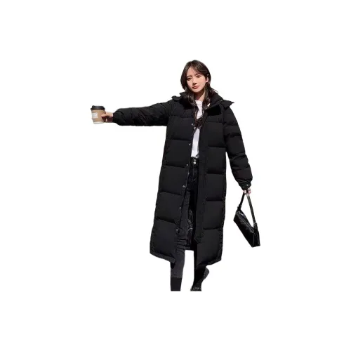 BONAS Черный Женский Пуховик