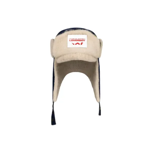 CHARLES JEFFREY 100% хлопок Шапки-ушанки Унисекс Индиго