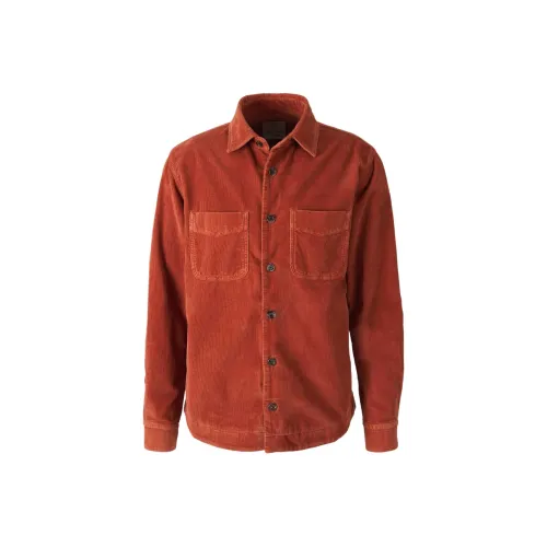 Richard J Brown Red Men's Shirts Richard J Brown Красные Мужские Рубашки