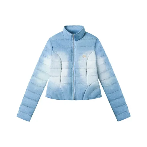 NAWS Glacier Blue Women's Down Jackets NAWS Ледниковый Синий Женские Пуховики