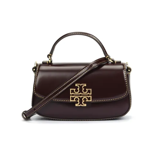 Tory Burch Britten Коровья кожа Сумка Мини Женская Вишнево-красная