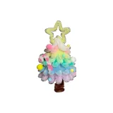 [Твист Stick Материал Сумка] Радужный Градиентный Рождество Деревья Украшение