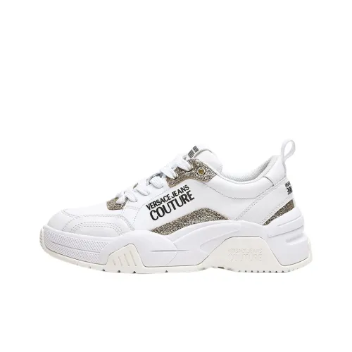 VERSACE Stargaze Низкий Топ Повседневная Обувь Женская Белая