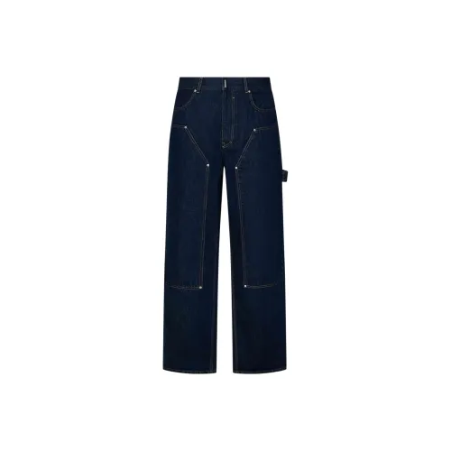 Givenchy Темно-синие мужские джинсы