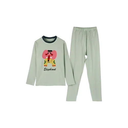 Cotton Gene Светло-зеленый Слон Унисекс Термокомплекты