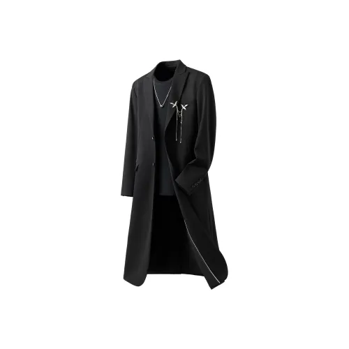 APBM Черный Броши Унисекс Тренч