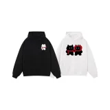 Black Small Pattern + White Large Image  
Черный Маленький Узор + Белый Большой Изображение